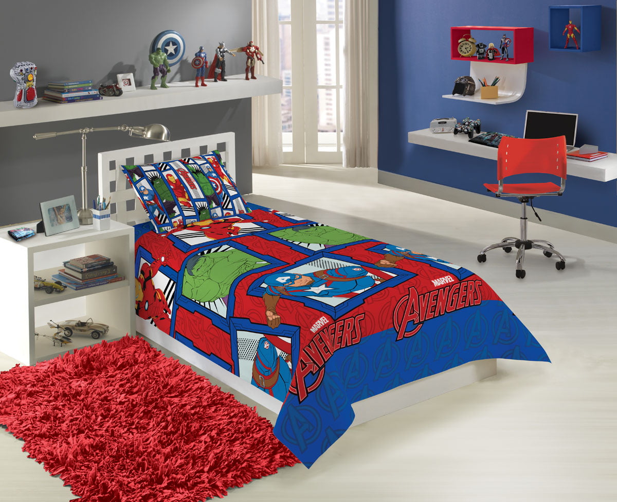 Jogo de Cama 2 Peças Vingadores