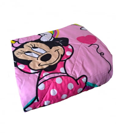 Edredom de Solteiro Infantil Minnie 