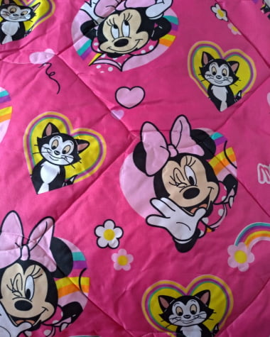 Edredom de Solteiro Infantil Minnie 