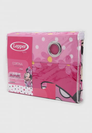 Cortina Para Quarto Estampa Minnie